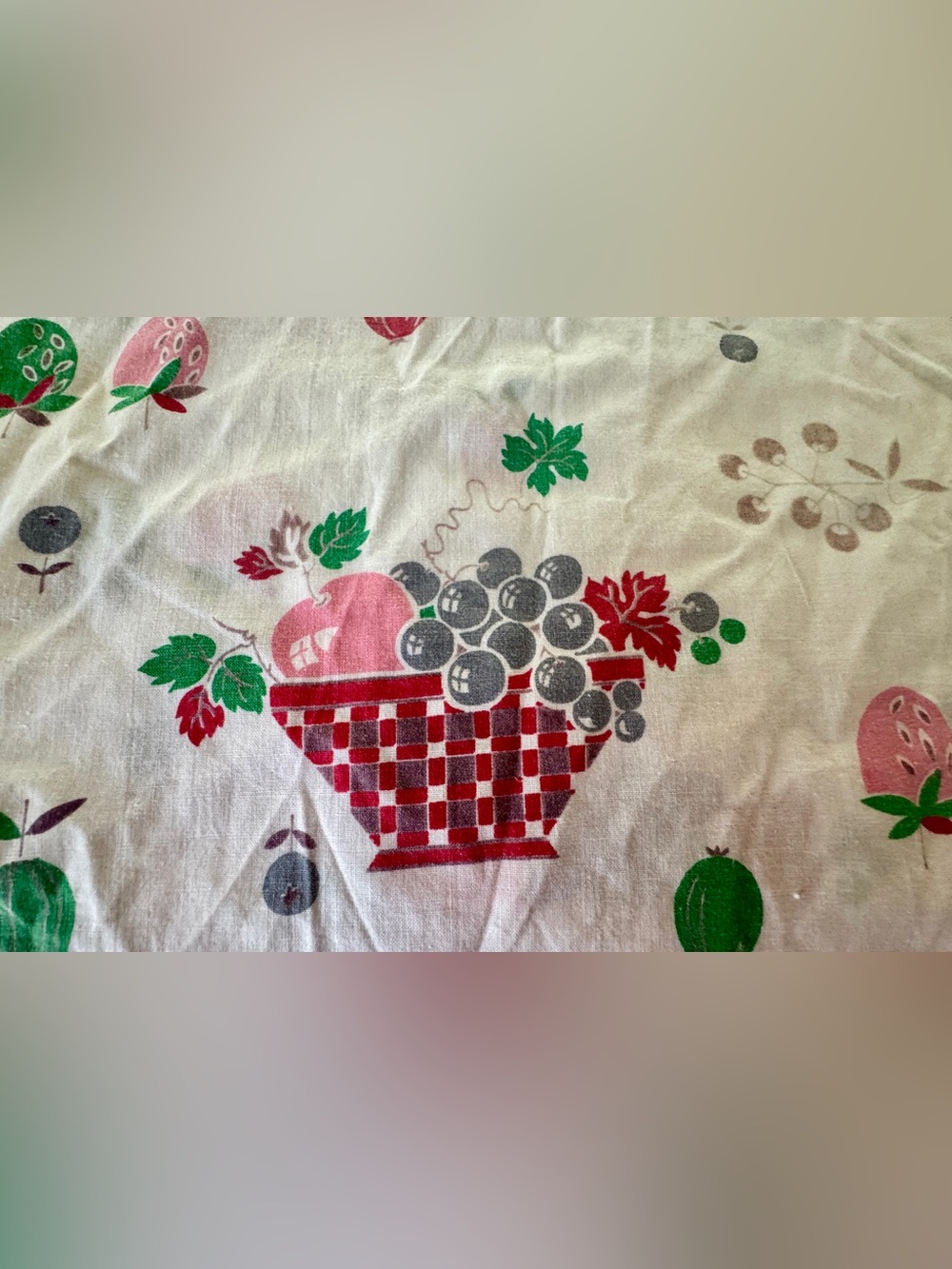 vintage 50’s cafe curtains